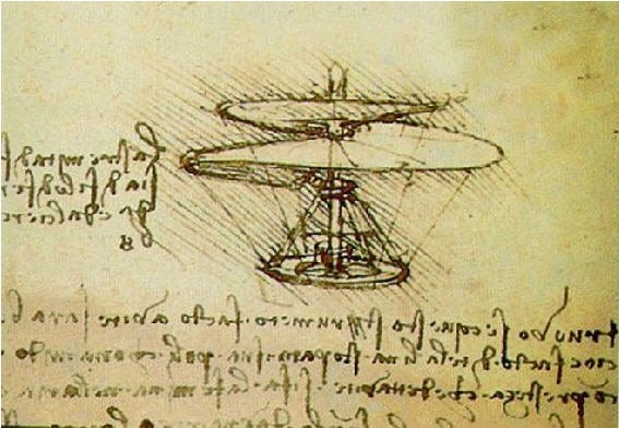 Leonardo da Vinci's helicopter