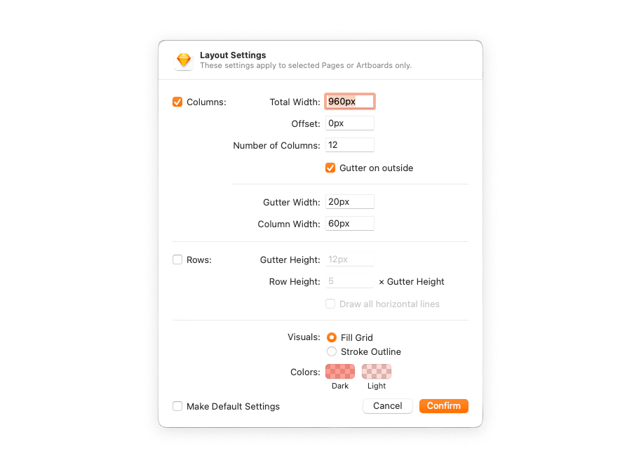 Kolumna — Sketch Layouts, Easy & Hassle-free.