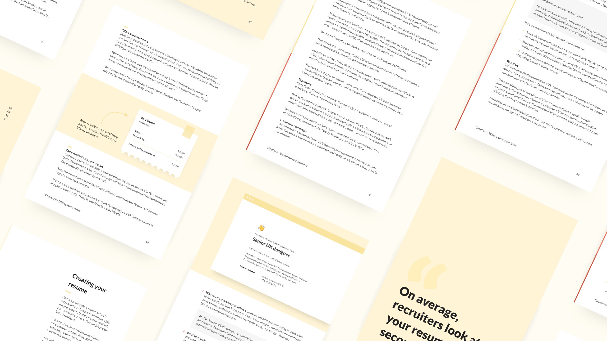 UX Jobs Handbook overview